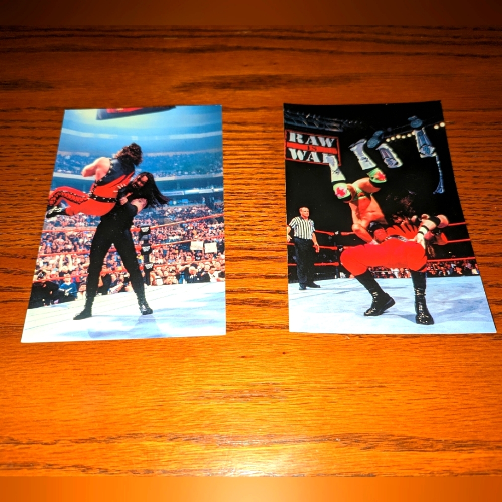 Undertaker Kane WWF Wrestlemania Live! 4" x 6" PhotoCards Set